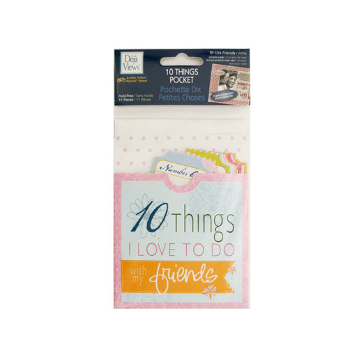 10 Things Friends Journaling Pocket (Bulk Qty of 24) - Way Up Gifts