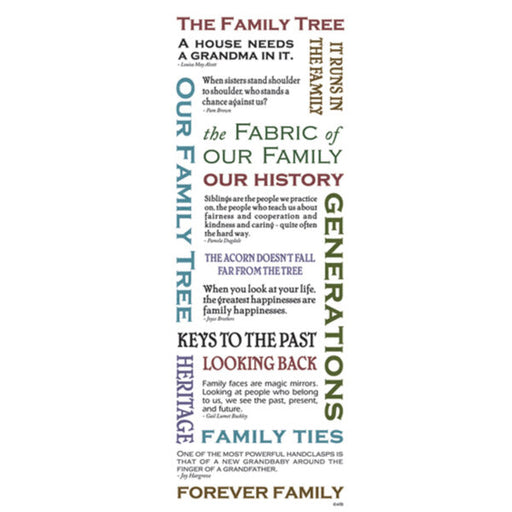 Momenta Stickers with 18 Family Phrases (Bulk Qty of 45) - Way Up Gifts