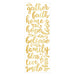 Momenta Puffy Gold Stickers with 17 Fath-Based Phrases (Bulk Qty of 45) - Way Up Gifts