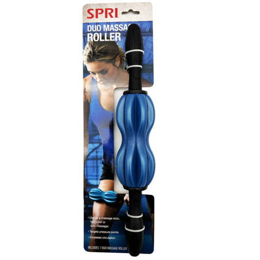 SPRI Duo Fitness Blue Massage Roller (Bulk Qty of 2) - Way Up Gifts