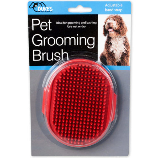 Pet Grooming Brush with Adjustable Hand Strap (Bulk Qty of 24) - Way Up Gifts