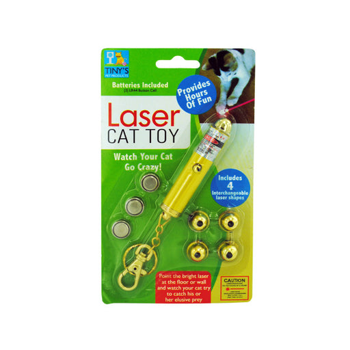 Laser Light Key Chain Toy for Cats (Bulk Qty of 20) - Way Up Gifts