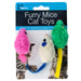 Furry Mice Cat Toys Set (Bulk Qty of 18) - Way Up Gifts