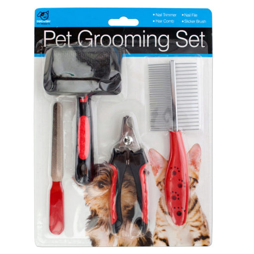 Dog Grooming Set (Bulk Qty of 4) - Way Up Gifts