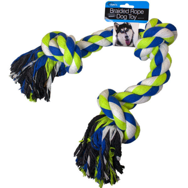 Heavy Duty Braided Rope Dog Pull Toy (Bulk Qty of 3) - Way Up Gifts