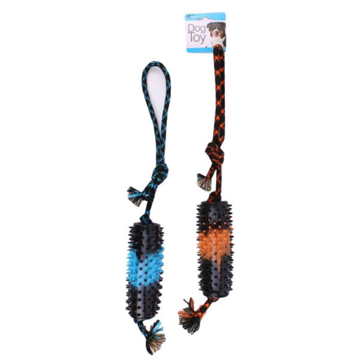 20" Knotted Dog Rope with Spiky Chew and Pull Toy (Bulk Qty of 6) - Way Up Gifts