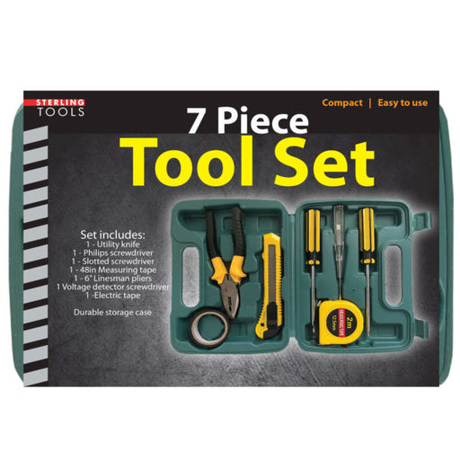 7 Piece Tool Set in Box (Bulk Qty of 2) - Way Up Gifts