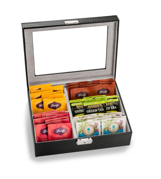 Personalized Tea Box Organizer Case - Way Up Gifts