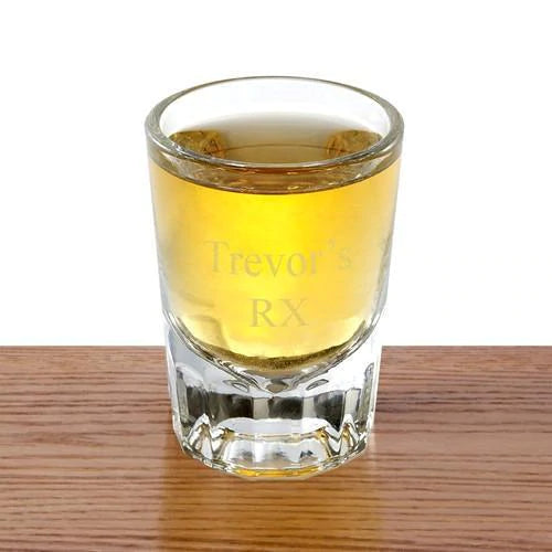 Personalized Distinction Shot Glass - Way Up Gifts