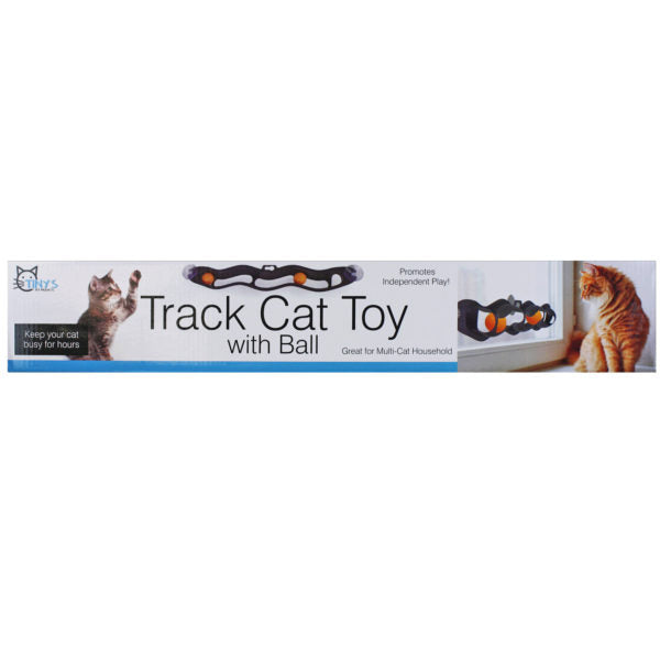 Turbo Track Cat Toy with Ball (Bulk Qty of 6) - Way Up Gifts