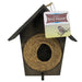 Wood and Jute Outdoor Bird House with Perch (Bulk Qty of 3) - Way Up Gifts