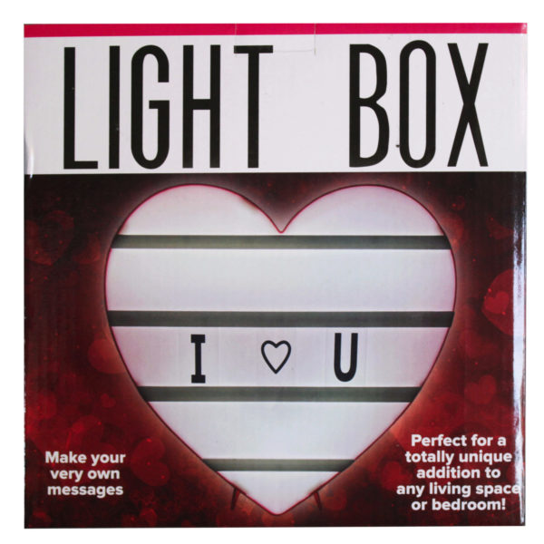 Heart Shape Light Box (Bulk Qty of 2) - Way Up Gifts