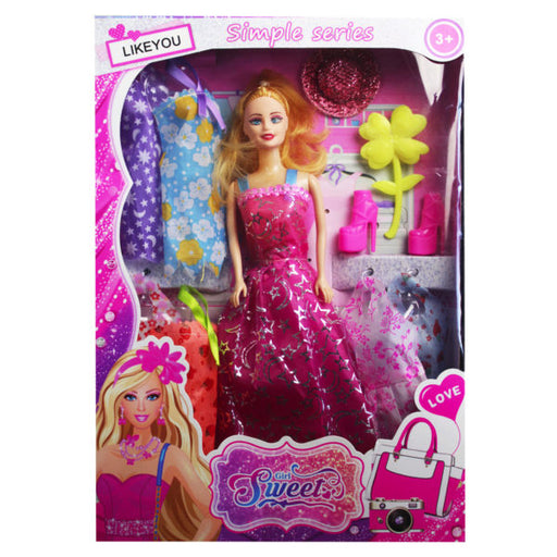 11" Beauty Doll with Fun Accessories Included (Bulk Qty of 2) - Way Up Gifts