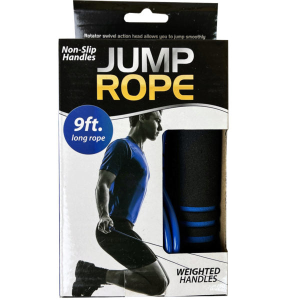 Weighted Jump Rope with Hand Grips (Bulk Qty of 4) - Way Up Gifts