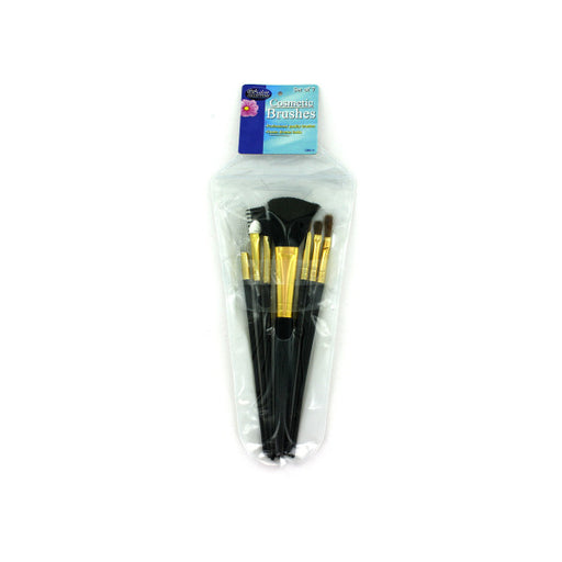 Cosmetic Brushes in Case (Bulk Qty of 24) - Way Up Gifts