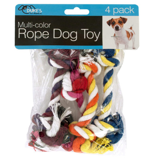 Multi-Color Rope Dog Toy Set (Bulk Qty of 18) - Way Up Gifts