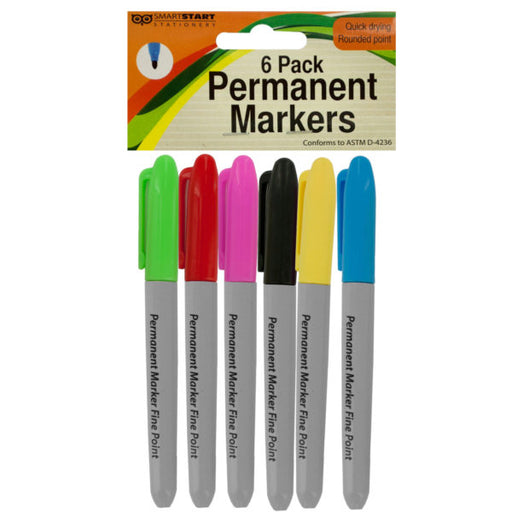 Colored Permanent Markers Set (Bulk Qty of 16) - Way Up Gifts