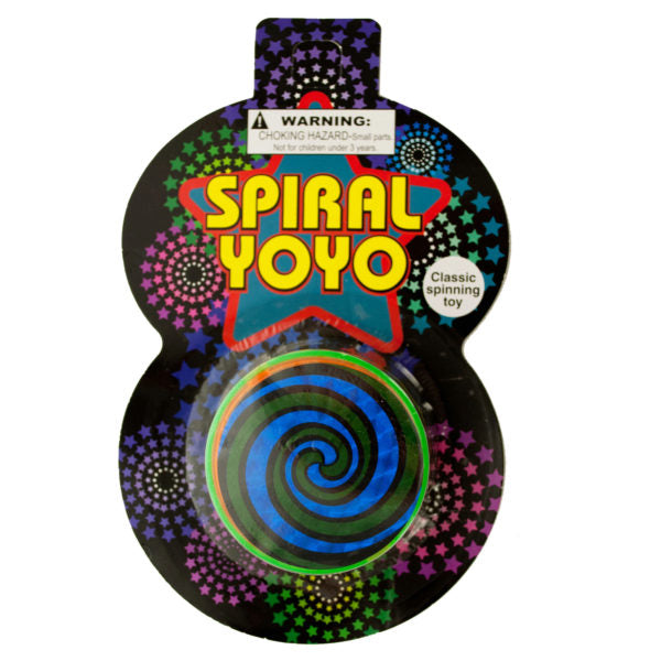 Spiral Holographic Yo-Yo (Bulk Qty of 24) - Way Up Gifts