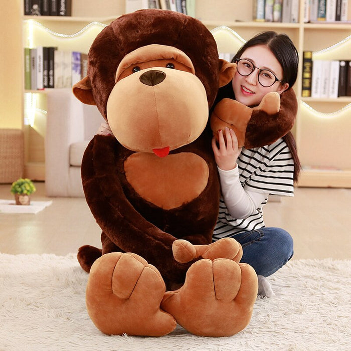 Big Stuffed Animal Monkey Plush - Way Up Gifts