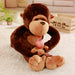 Big Stuffed Animal Monkey Plush - Way Up Gifts