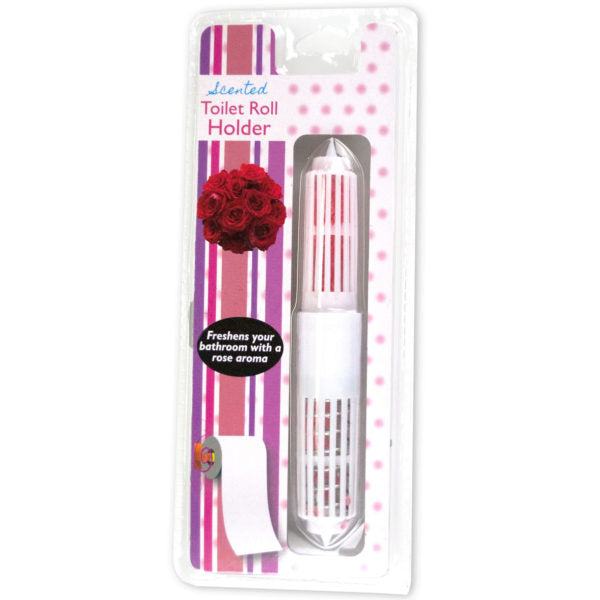 Rose Scented Toilet Paper Roll Holder (Bulk Qty of 24) - Way Up Gifts