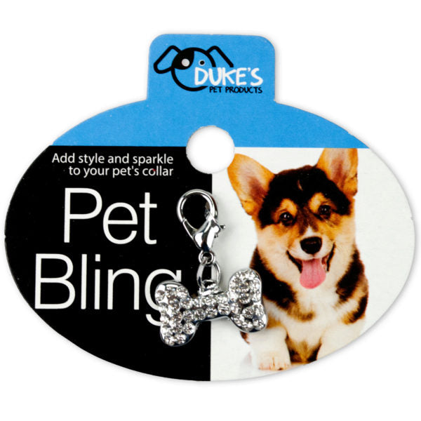 Pet Bling Collar Charm (Bulk Qty of 24) - Way Up Gifts