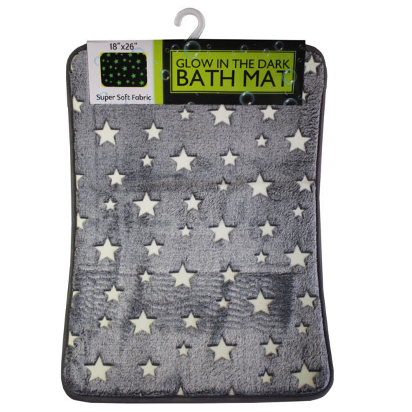 Glow in the Dark Stars Bath Mat (Bulk Qty of 2) - Way Up Gifts