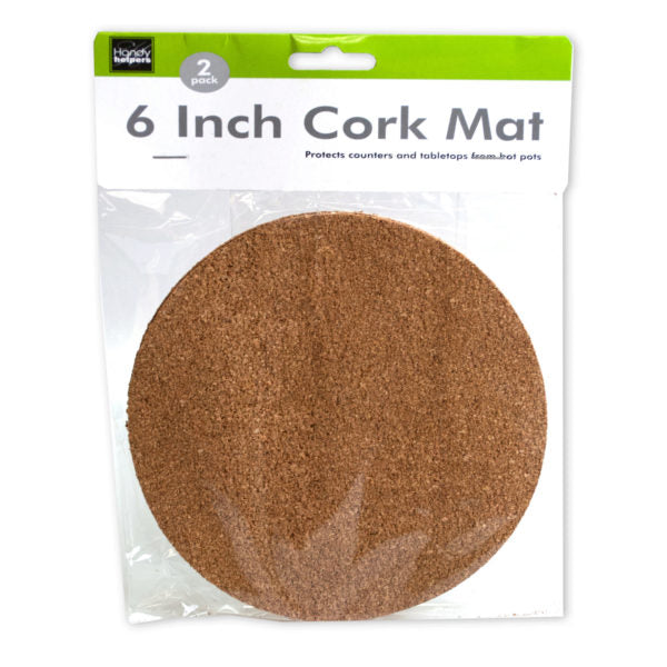 Medium Cork Mat Set (Bulk Qty of 24) - Way Up Gifts