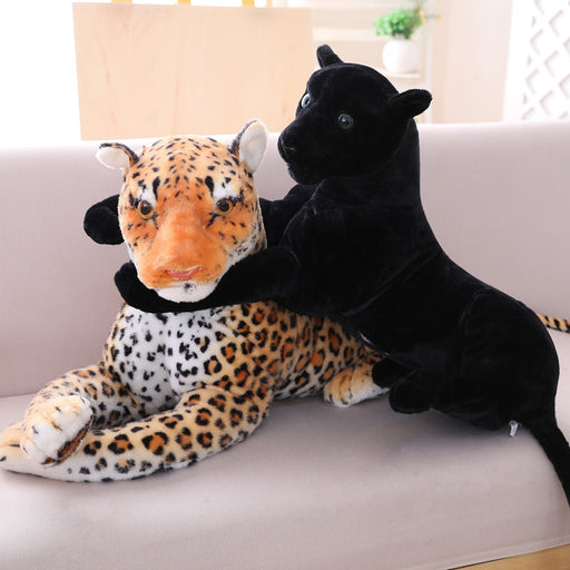 Giant Stuffed Animal Realistic Panther Leopard Plush - Way Up Gifts