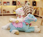 Giant Stuffed Animal Unicorn Pony Plush w/ Flowers - Way Up Gifts