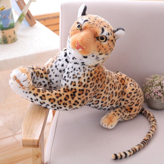 Giant Stuffed Animal Realistic Panther Leopard Plush - Way Up Gifts