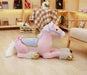 Giant Stuffed Animal Unicorn Pony Plush w/ Flowers - Way Up Gifts