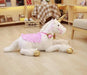 Giant Stuffed Animal Unicorn Pony Plush w/ Flowers - Way Up Gifts