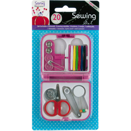 Compact Sewing Kit in Case (Bulk Qty of 24) - Way Up Gifts