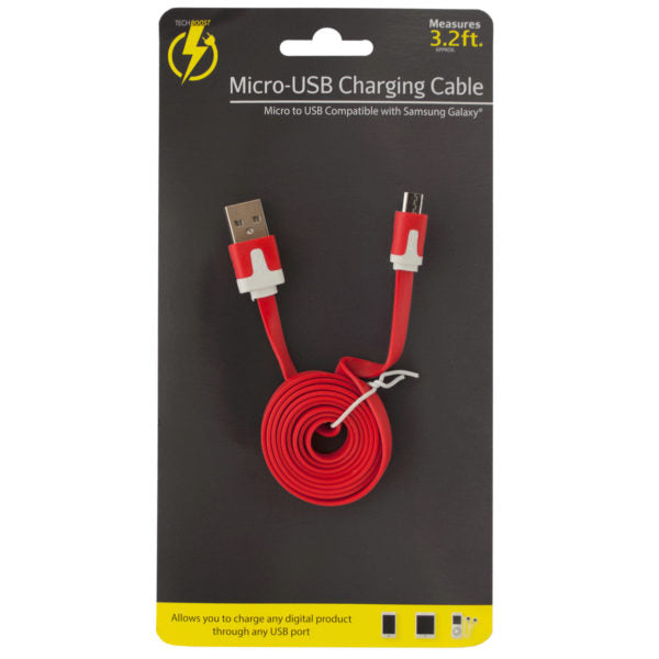 3.2' Micro-USB Charge & Sync Cable (Bulk Qty of 20) - Way Up Gifts