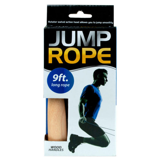 Wood Handle Jump Rope (Bulk Qty of 6) - Way Up Gifts