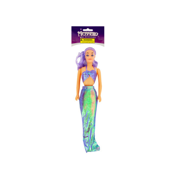 Mermaid Fashion Doll with Accessories (Bulk Qty of 24) - Way Up Gifts