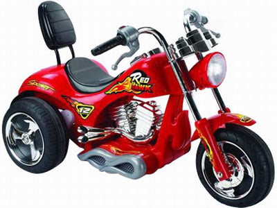 Mini Motos Red Hawk Motorcycle Kids Ride on Toy 12v Red Age 3-6 - Way Up Gifts