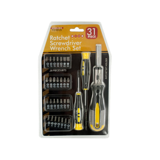 31-Piece Ratchet Screwdriver Wrench Set - Way Up Gifts