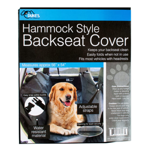 Hammock Style Backseat Cover - Way Up Gifts
