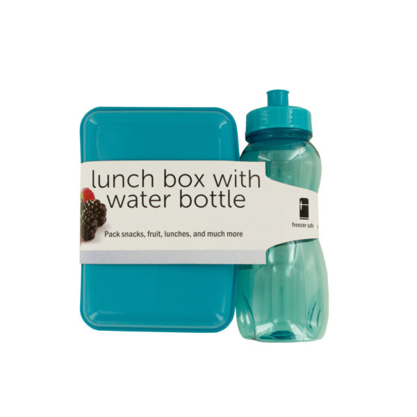 Lunch Box with 20 oz. Water Bottle (Bulk Qty of 4) - Way Up Gifts