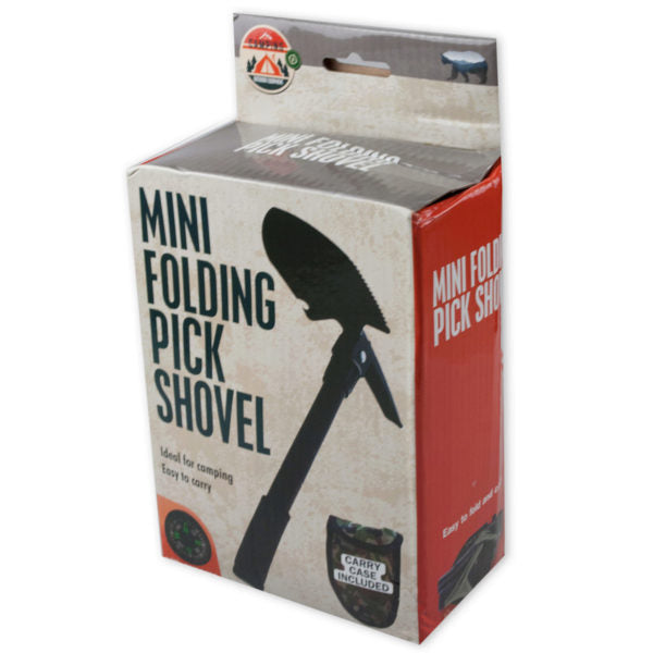 Mini Folding Pick Shovel with Compass (Bulk Qty of 4) - Way Up Gifts
