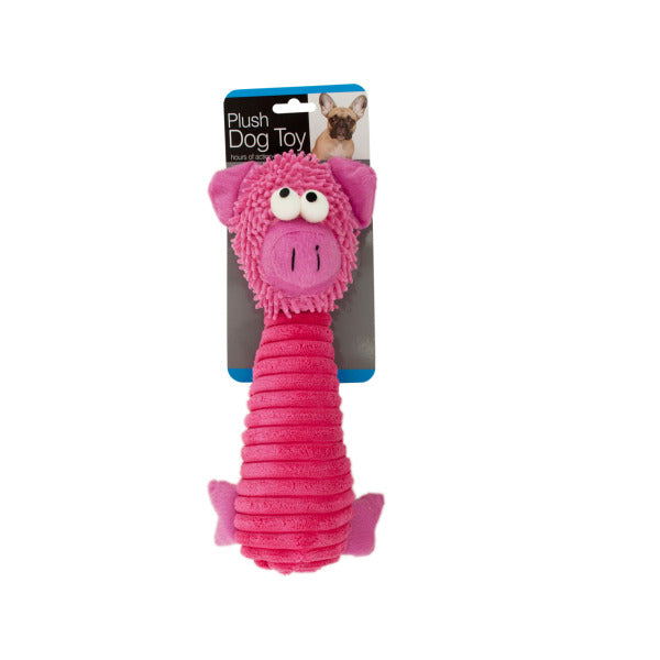 Plush Animal Squeak Dog Toy (Bulk Qty of 4) - Way Up Gifts