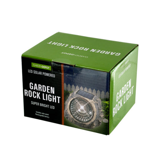 Solar Powered LED Garden Rock Light - Way Up Gifts