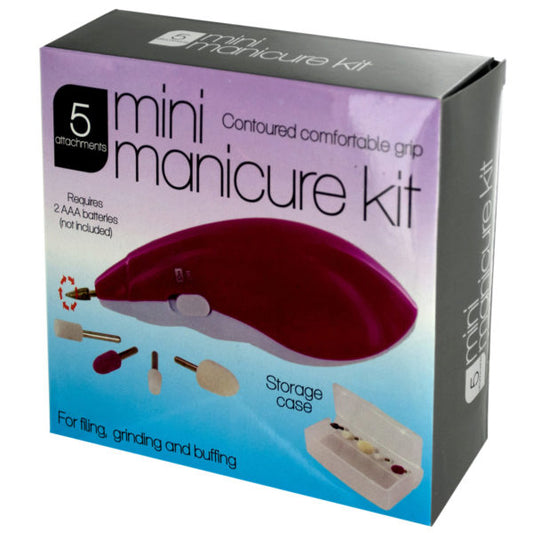 Mini Battery Operated Manicure Kit (Bulk Qty of 6) - Way Up Gifts