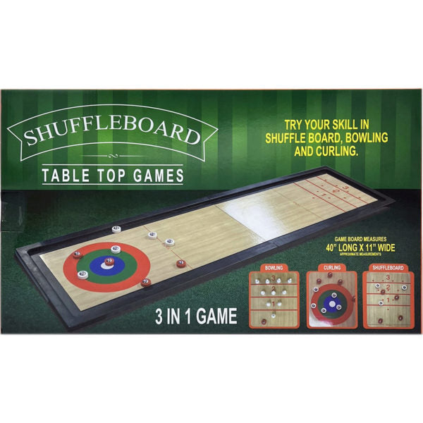 3 In 1 Shuffleboard Tabletop Game - Way Up Gifts