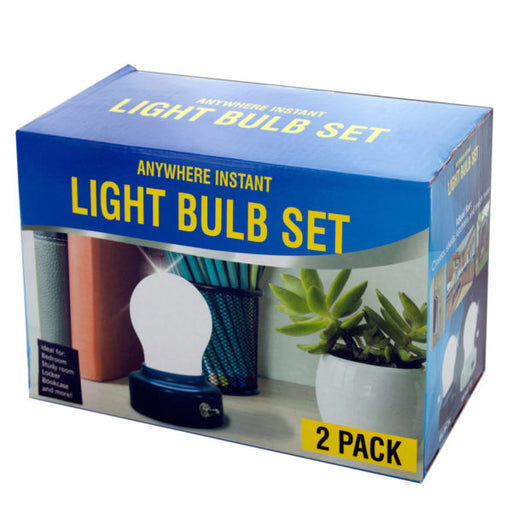 Anywhere Instant Light Bulbs with Magnetic Bases (Bulk Qty of 4) - Way Up Gifts