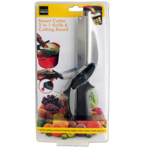 Smart Cutter 2 in 1 Knife & Cutting Board (Bulk Qty of 4) - Way Up Gifts
