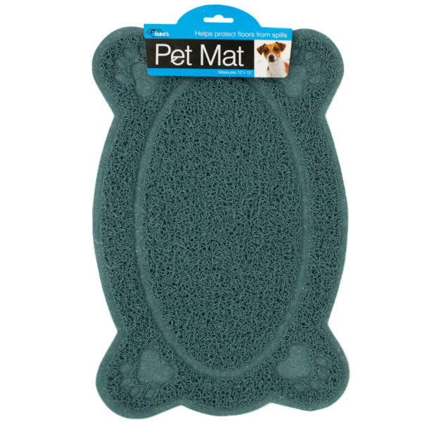 Easy Clean Paw Print Pet Mat (Bulk Qty of 10) - Way Up Gifts