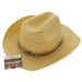 Western Style Woven Fashion Hat (Bulk Qty of 8) - Way Up Gifts